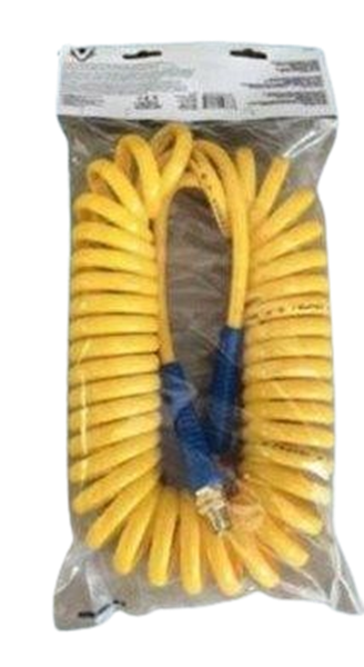 Picture of צינור אוויר מסולסל עם פטמת פליז PU