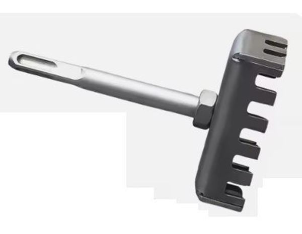 Picture of אזמל לפטישון לחפירת חור לשקע חשמל מרובע SDS-PLUS