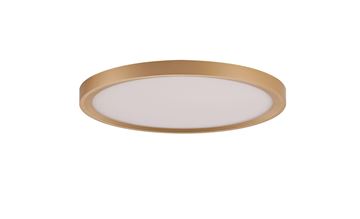 תמונה של פלפון צמוד תקרה לד 80W גוון אור משתנה קוטר 79 ס"מ זהב מוברש