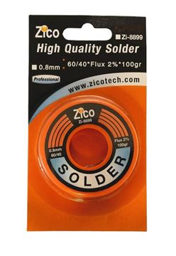 תמונה של בדיל 100גר 60/40 0.8ממ