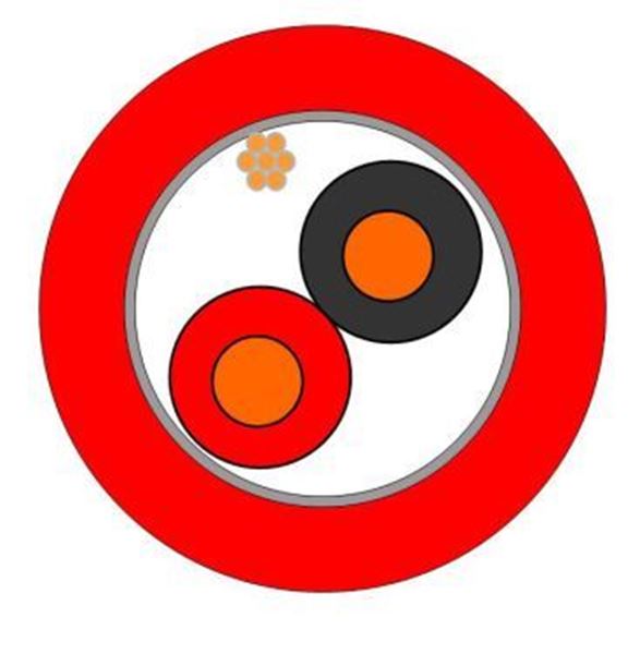 Picture of Fire Alarm Cable FA-1x2x16AWG-B-PV-V - Drum 500m