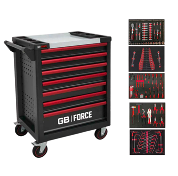 Picture of עגלת כלים 7 מגירות + 306 כלים