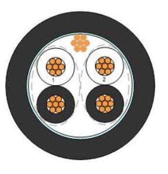 Picture of INST.CABLE IN 2*2*20#-BS-PV-C-V Blue PVC&Jacket-500