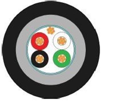 Picture of ELECT.CABLE 6*1*22AWG-TS-PV-C-VV NYY - Drum 500m