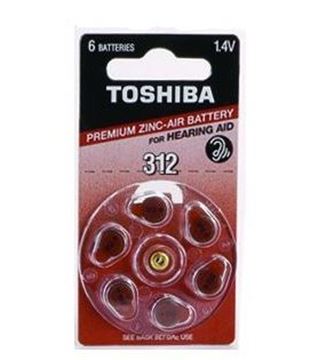 תמונה של 6 סוללות למכשירי שמיעה 675