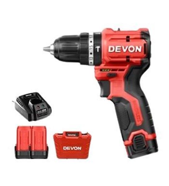 Picture of 12V Impact Drill 10mm/50NM 2.0AH battery+2 charger+ box