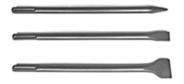 Picture of SDS-PLUS Tile Chisel (Bent)
size: 14*165*75mm 
material: 40Cr, sand blasted