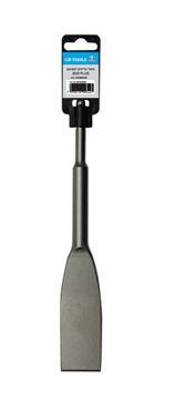 Picture of SDS-PLUS Tile Chisel (Bent)
size: 14*165*75mm 
material: 40Cr, sand blasted