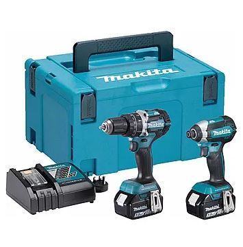 Picture of DHP484 Combi Drill & DTD153 Impact Driver Inc 2x 5.0Ah Batt