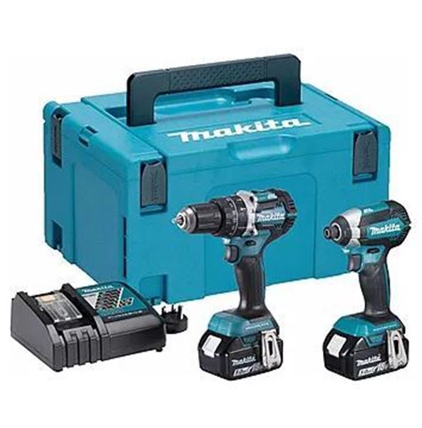 Picture of DHP484 Combi Drill & DTD153 Impact Driver Inc 2x 5.0Ah Batt