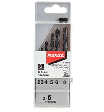 Picture of MAKITA HSS Drill Bit SET - 6 pc