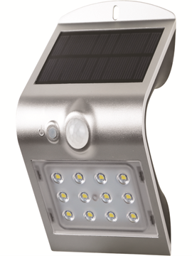 Picture of SOLAR WALL LED LIGHT 8W 4000K SILVER