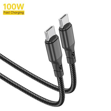 Picture of 100W Super Fast Charging Type-C to Type-C BLACK 1 M