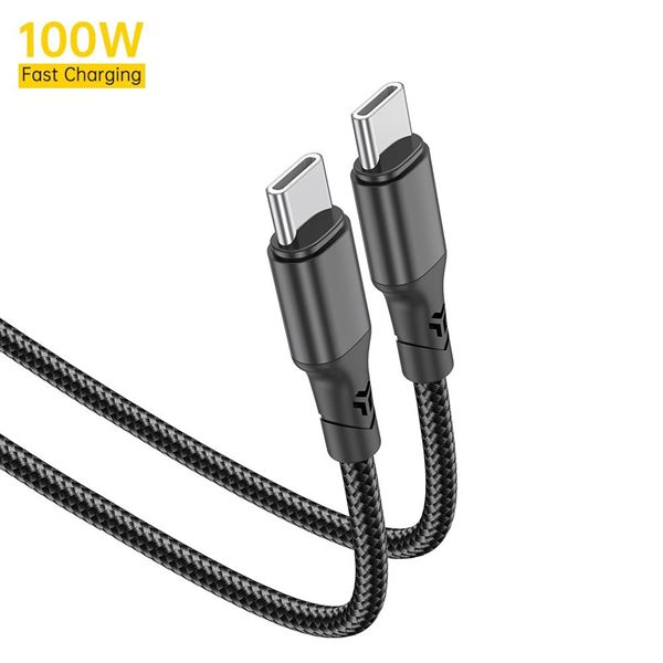 Picture of 100W Super Fast Charging Type-C to Type-C BLACK 3 M