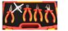 Picture of סט פליירים 5 יחידות מבודד 1000V ספרקס