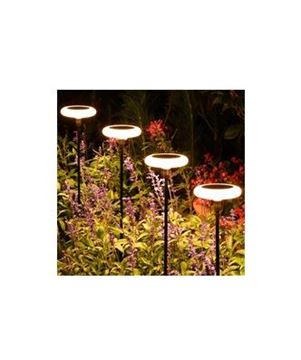 Picture of Ring solar garden lighting variable shade black 18 LEDs