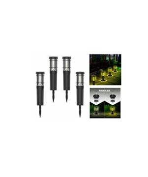 Picture of Solar garden nor spike 3000K black 2 LEDs