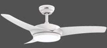 Picture of Santorini Ceiling Fan White 42 Inch 20W DC + Led 3CCT