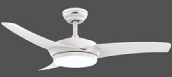 Picture of Santorini Ceiling Fan White 42 Inch 20W DC + Led 3CCT