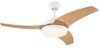 Picture of Santori Ceiling Fan White+ wooden 42 Inch 20W DC + Led 3CCT