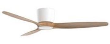 Picture of Barbado Ceiling Fan White+ wooden 42 Inch 20W DC + Led 3CCT