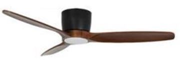 Picture of Barbado Ceiling Fan Black+ wooden 42 Inch 20W DC + Led 3CCT