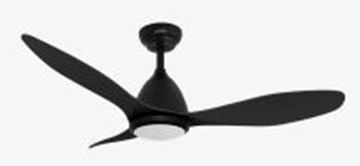 Picture of Tahiti Ceiling Fan Black 48 Inch 20W DC + Led 3CCT