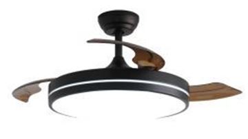 Picture of Maui Ceiling Fan Folding Wings Black 42 Inch 24W DC 3CCT