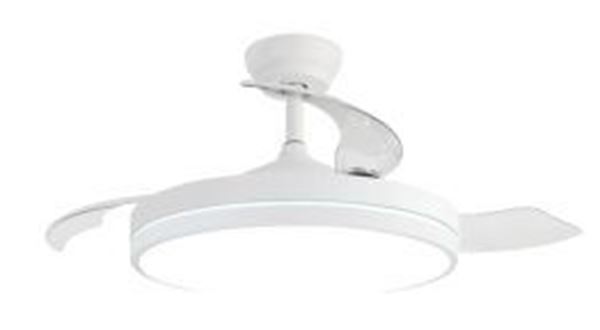 Picture of Maui Ceiling Fan Folding Wings White 42 Inch 24W DC 3CCT