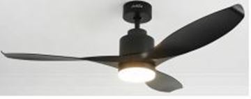Picture of Jamaica Ceiling Fan Black 52 Inch 20W DC + Led 3CCT IP65