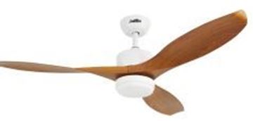 Picture of Jamaica Ceiling Fan White+ wooden 52 Inch 20W DC 3CCT IP65