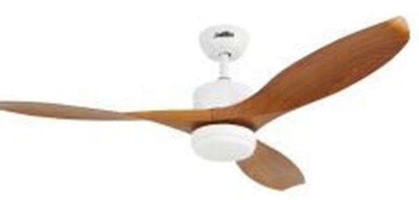 Picture of Jamaica Ceiling Fan White+ wooden 52 Inch 20W DC 3CCT IP65