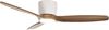 Picture of Barbado Ceiling Fan White+ wooden 42 Inch 20W DC + Led 3CCT