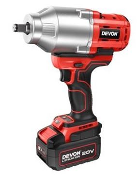 Picture of 20V IMPACT WRENCH 1000/1500NM 2pcs 5.0A +190W CHARGER + PLA