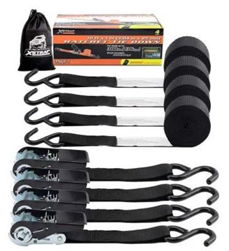 Picture of 4PK 1" x 10' Ratchet Tie-down Straps