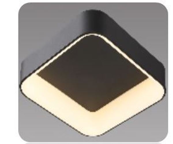 Picture of SMD LED DOWN LIGHT square  shaked 3cct Black 45W