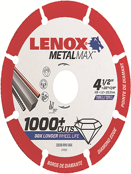 Picture of LENOX CUTOFF WHEEL AG 115 X 22.2 X 1.3