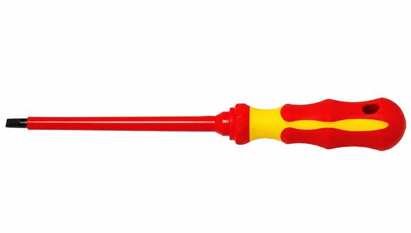 Picture of 1000V Insulated Slotted Screwdriver, 2.5X80 mm, WP