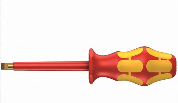 Picture of 1000V Insulated Slotted Screwdriver, 6.5X150 mm, WP