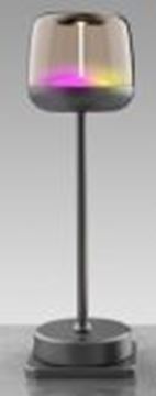Picture of Rainbow Table Lamp with Stand IP44 2700K+RGB 0.7W Black
