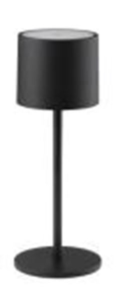 Picture of Melanie Rechargeable Desk Lamp IP54 3000K-5500K 1.7W Black