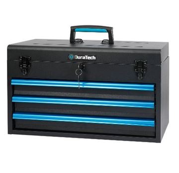 Picture of DuraTech 20" Three-Drawer Portable Steel Tool Box